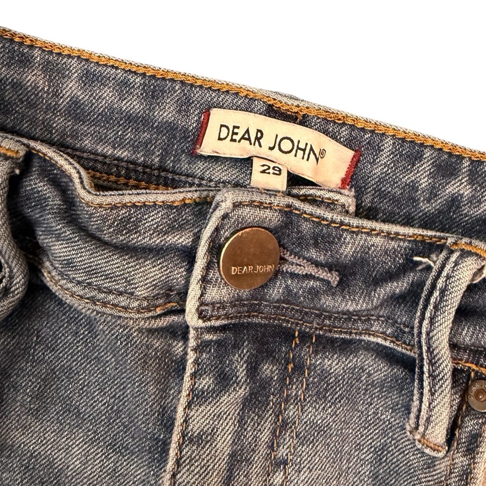 Dear John Frayed Hem Blue Jean Shorts size 29, Olivia High Rise - Picture 4 of 6
